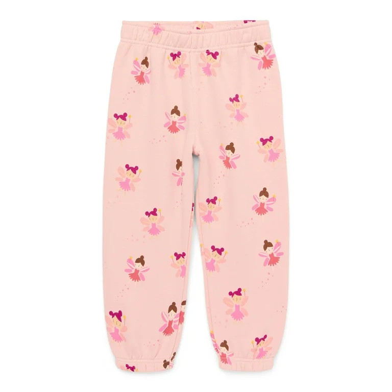Garanimals Toddler Girl Print Fleece Joggers, Sizes 2T -5T | Walmart (US)