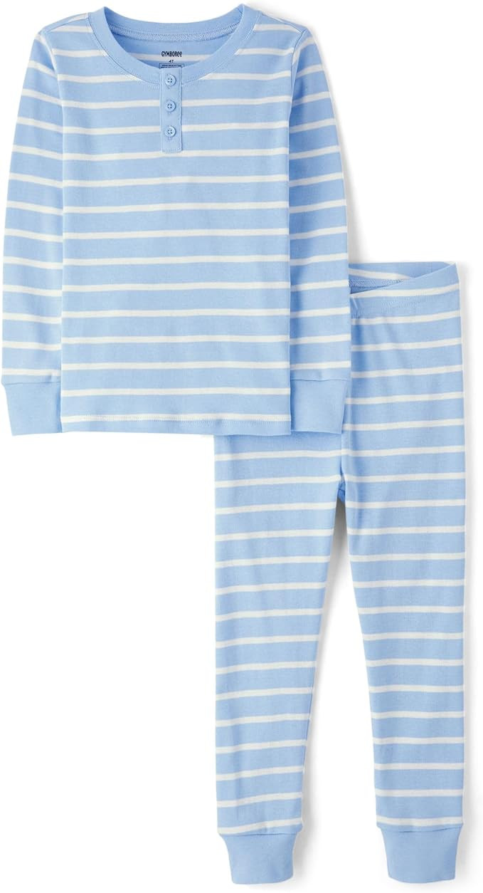 Gymboree Unisex Kid's and Toddler Long Sleeve Top and Pant Pajama Sets | Amazon (US)