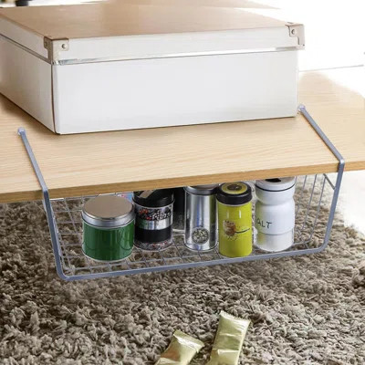 3 Pack Under Shelf Baskets, 15 X 10 X 5.5 Inch Slide In Wire Hanging Storage Baskets Under Cabinet Shelf Storage Baskets For Kitchen Pantry Cupboard D | Wayfair North America