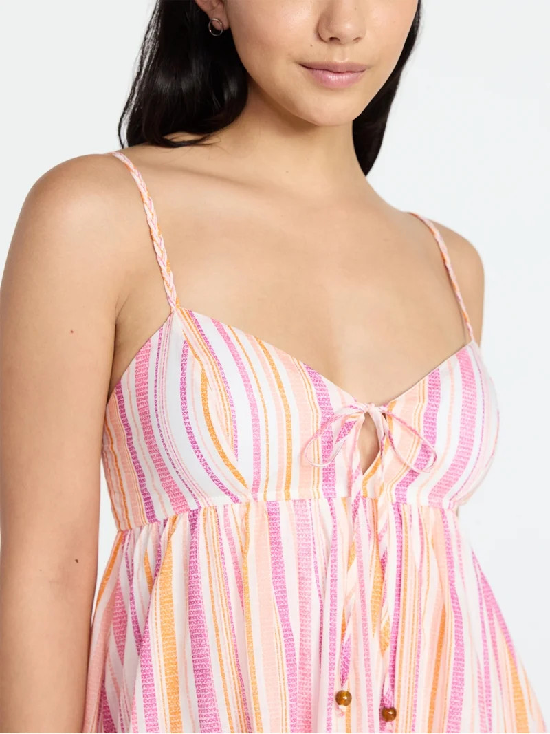 No Boundaries Cami A Line Dress, Women's XXS-XXL | Walmart (US)