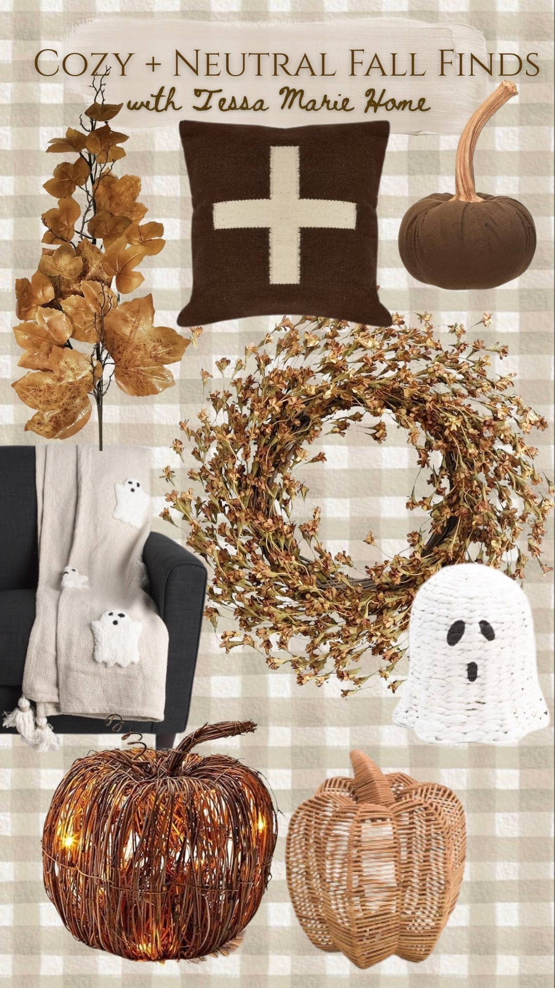 Some neutral fall finds for your feed 🤎🤍  #falldecor

#LTKFindsUnder50 #LTKHome #LTKSeasonal