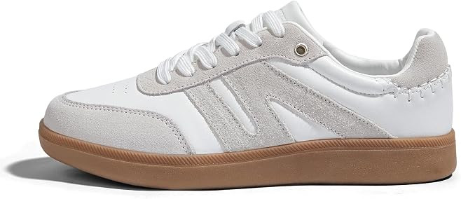 LUCKY STEP Women Retro Gum Sole Fashion Sneakers | Amazon (US)