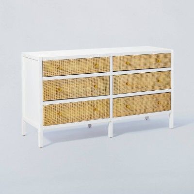 Springville 6 Drawer Dresser White (Box 1) - Threshold&#8482; designed with Studio McGee | Target