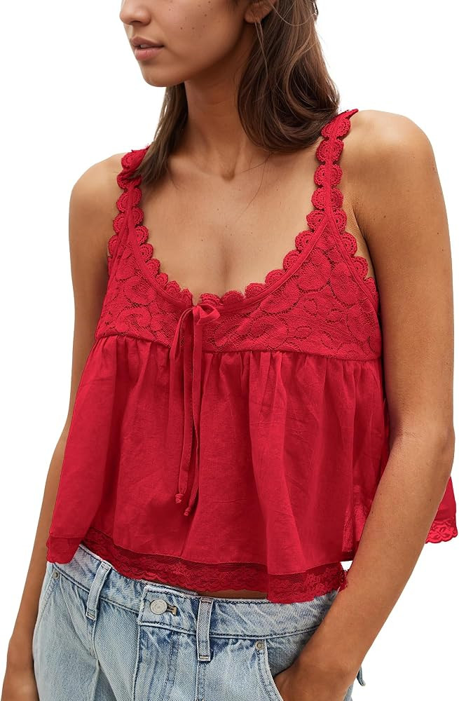 Gacaky Womens Summer Boho Top Beach Vacation Y2k Tank Tops Fashion Clothes | Amazon (US)