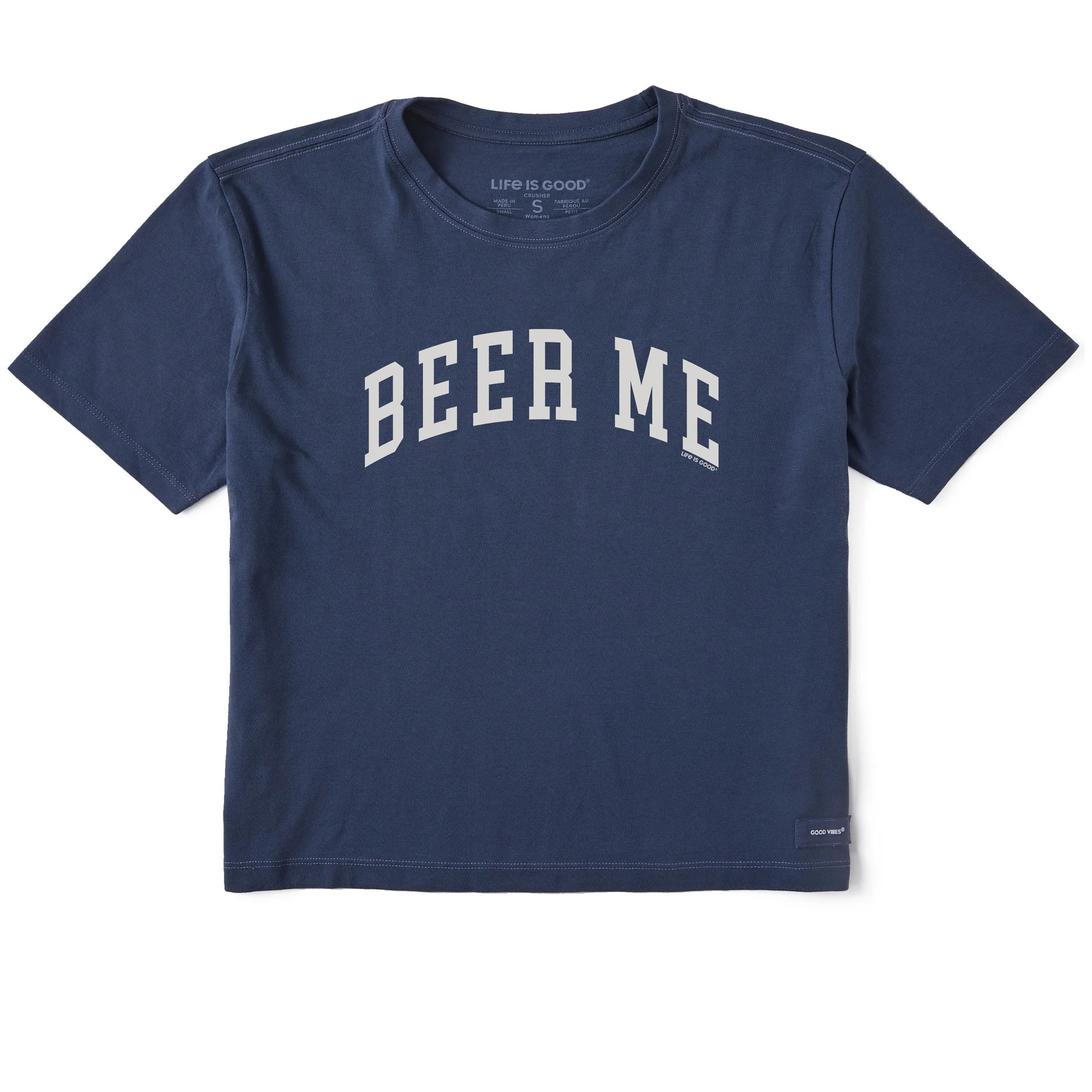 Women's Beer Me Arch Short Sleeve Crusher Boxy Tee | Life is Good