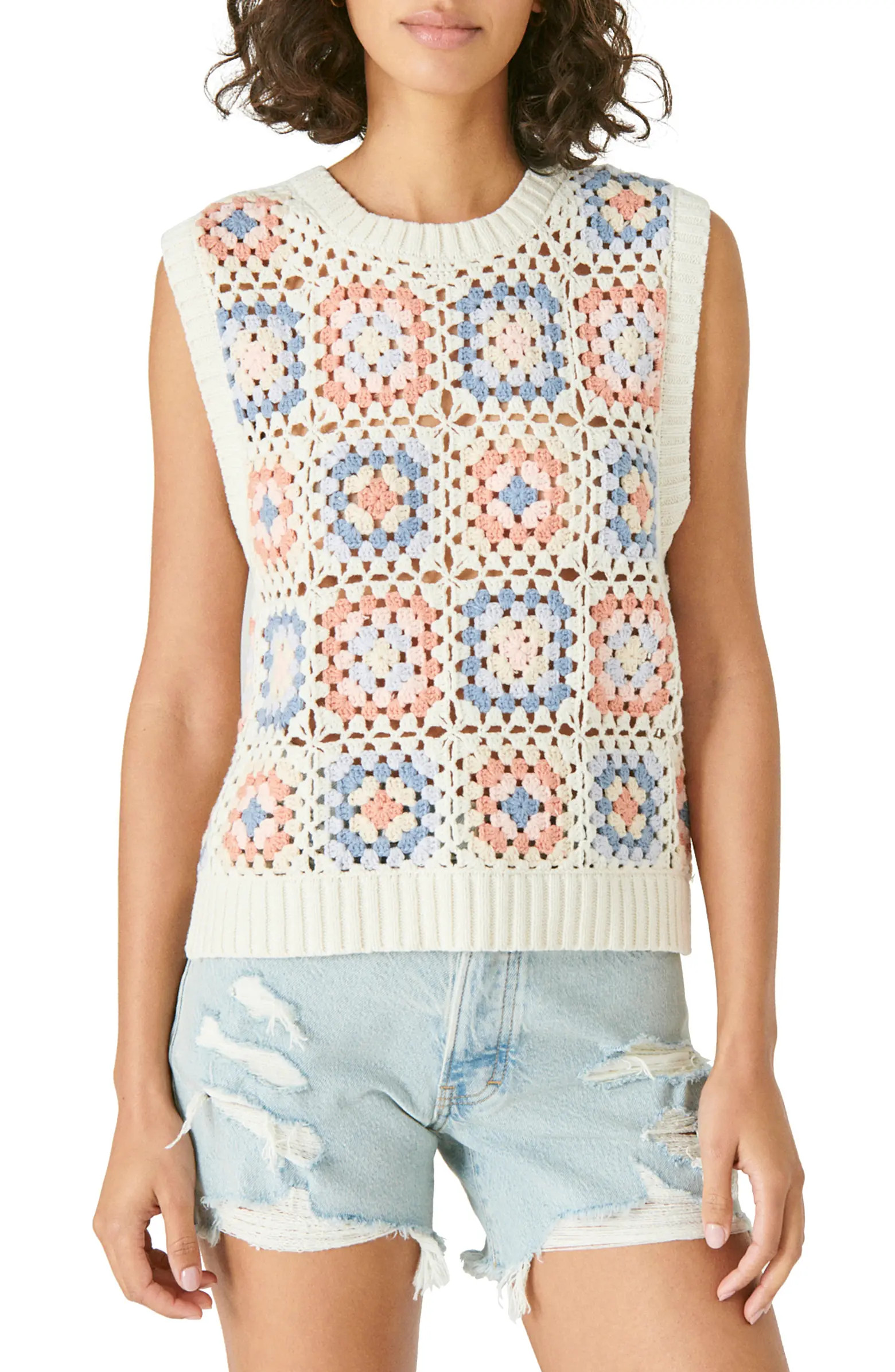 Crochet Sweater Tank | Nordstrom