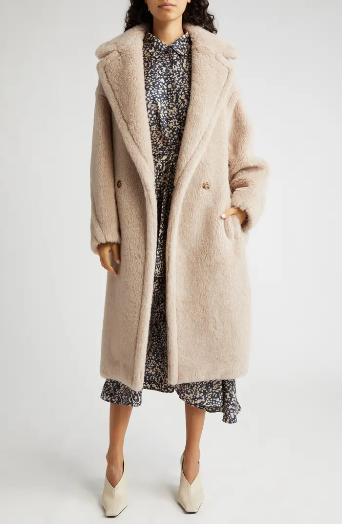 Tedgirl Oversize Double Breasted Alpaca Blend Coat | Nordstrom