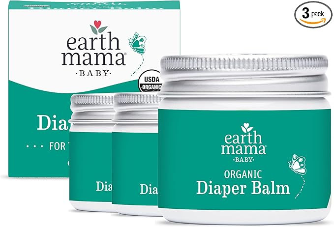 Earth Mama Organic Diaper Balm 2-Ounce | Diaper Cream for Baby | EWG Verified, Petroleum & Artifi... | Amazon (US)