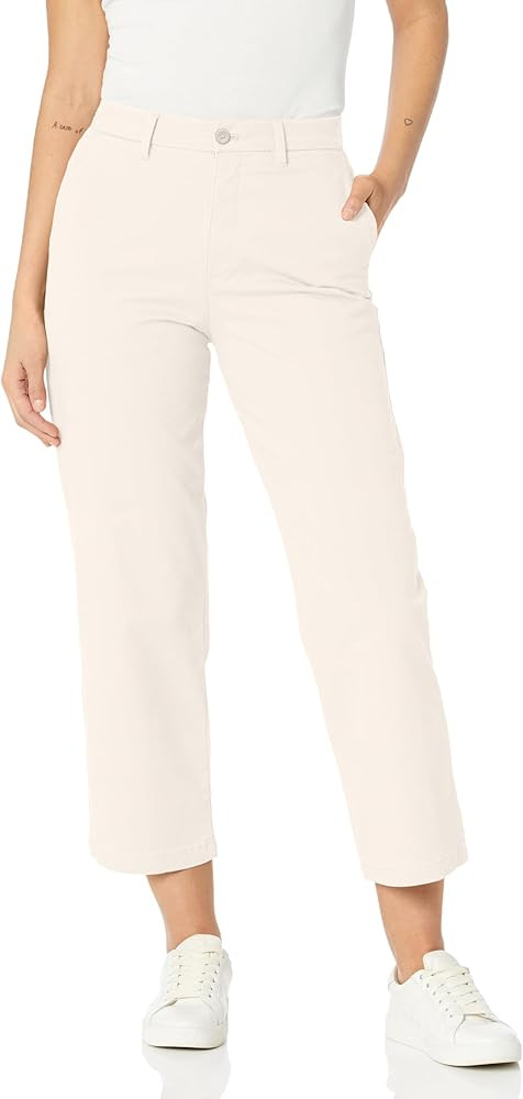 Dockers Womens Straight Fit High Rise Weekend Chino Pants | Amazon (US)
