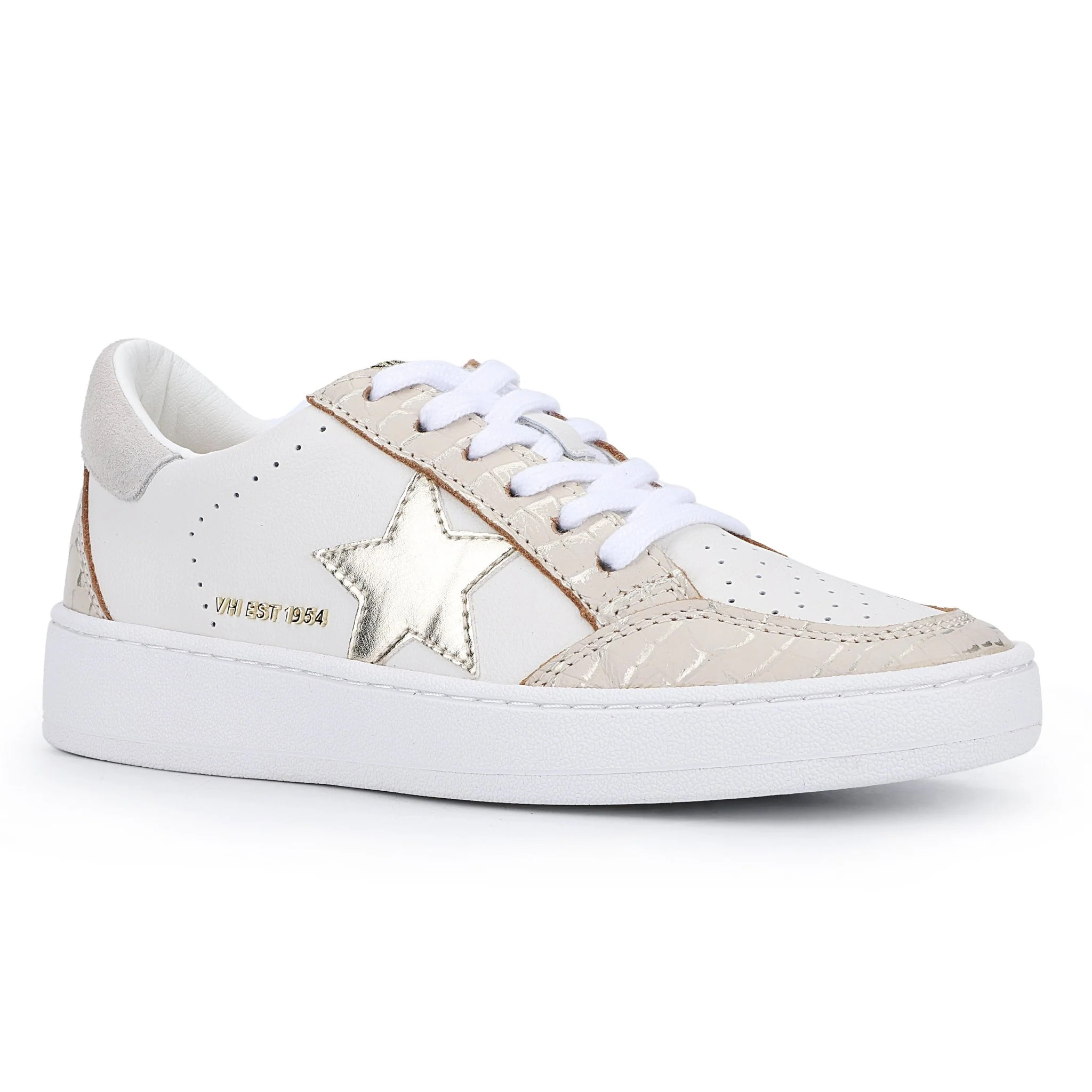 DENISSE - WHITE BLUSH CROCO | Vintage Havana