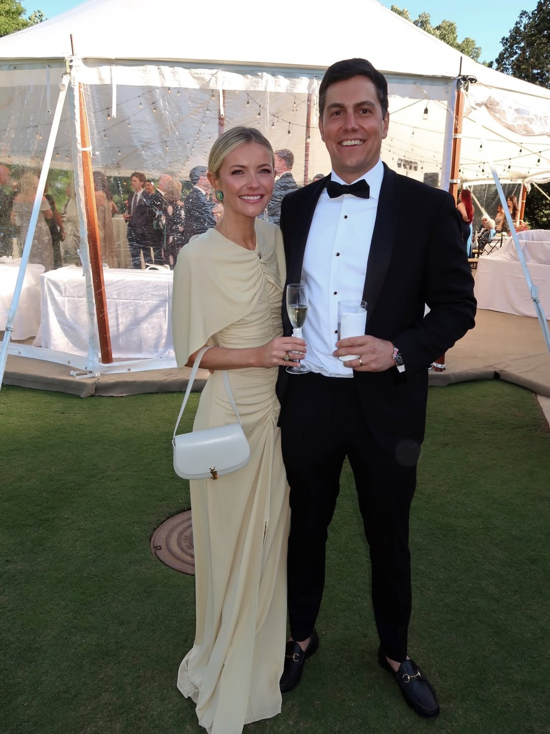 Wedding guests 💛 Sharing my butter yellow cape gown that is perfect for a spring/summer wedding or special event. My exact dress is from KALLMEYER but linking similar! 

 #LTKgrwm #LTKootd #LTKWedding
