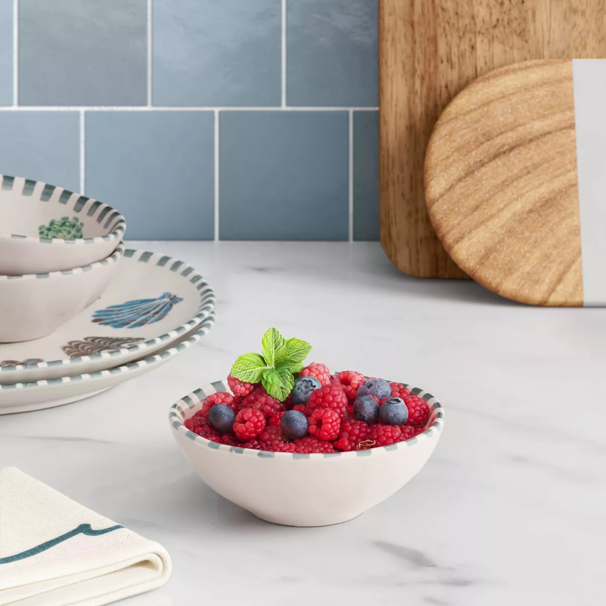 5.7 fl oz Stoneware Shell Mini Bowl - Threshold™ | Target