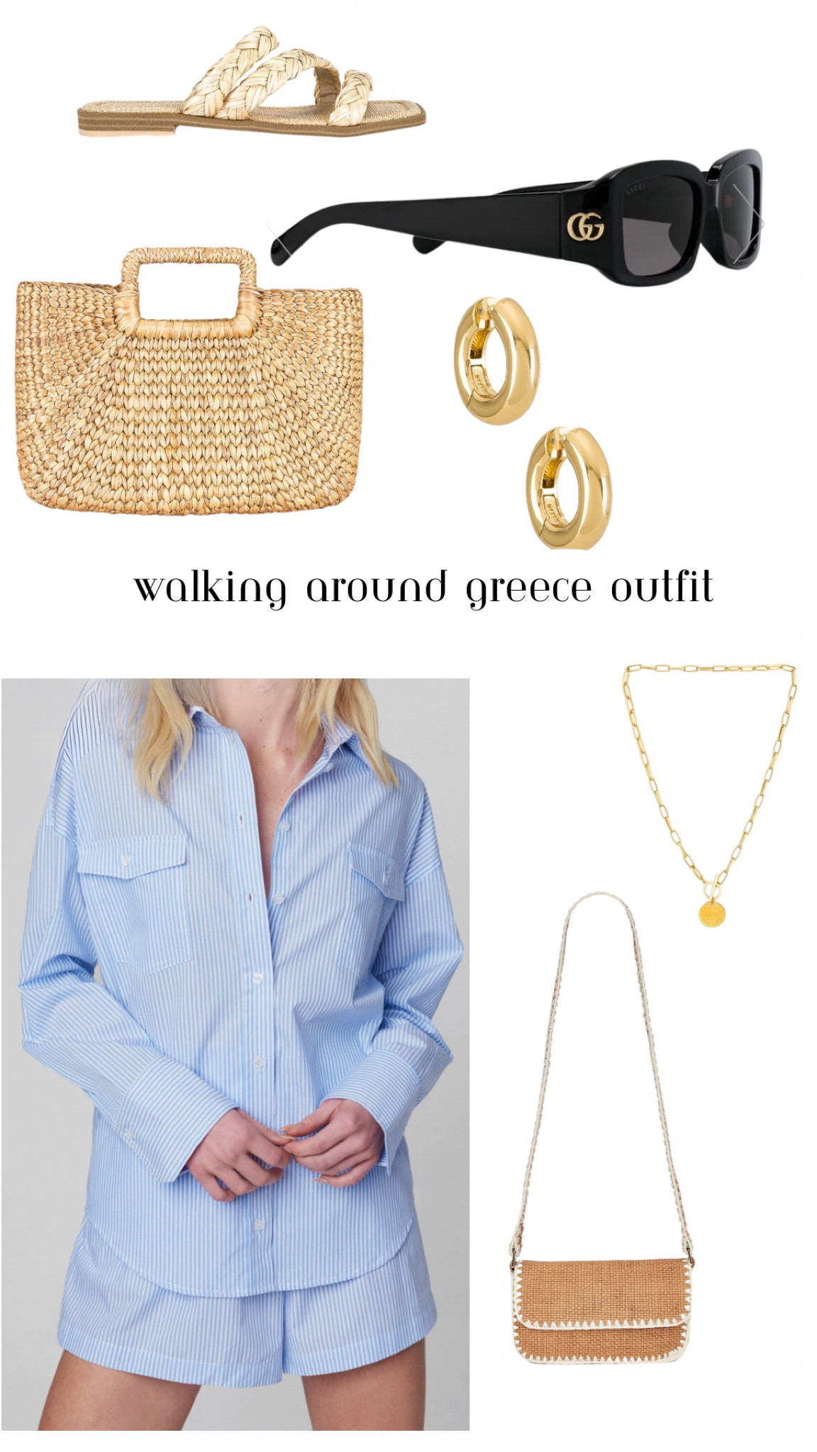 GREECE FIT INSPO💙🤍🩵 European summer, Greece outfit, Greece outfits, Greece outfit ideas, Santorini outfits, Europe outfits, Europe outfit ideas, European summer, linen button up set, blue and white striped linen set outfit

#LTKU #LTKFind #LTKeurope