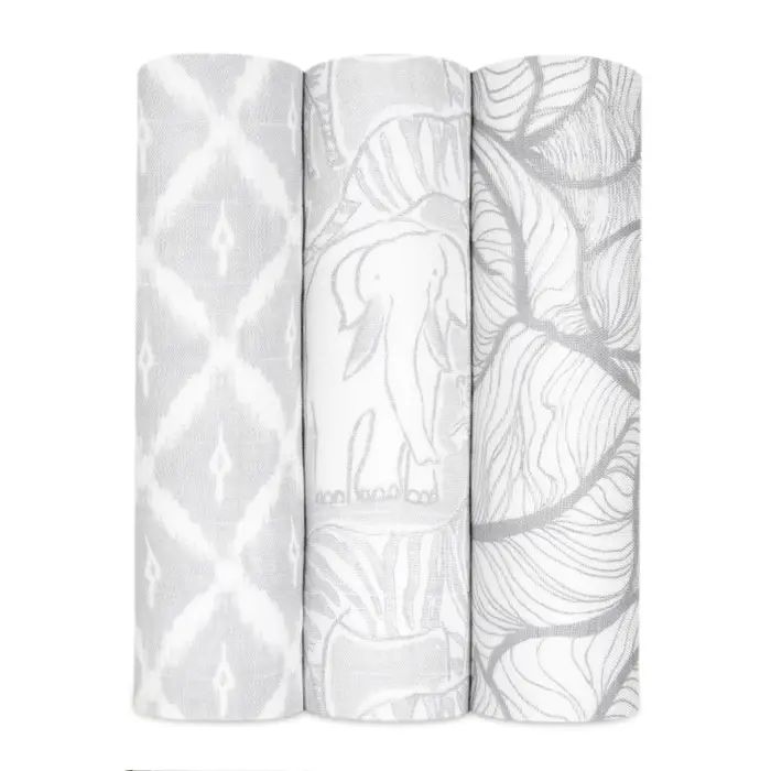 boutique silky soft swaddles 3 pack | aden + anais