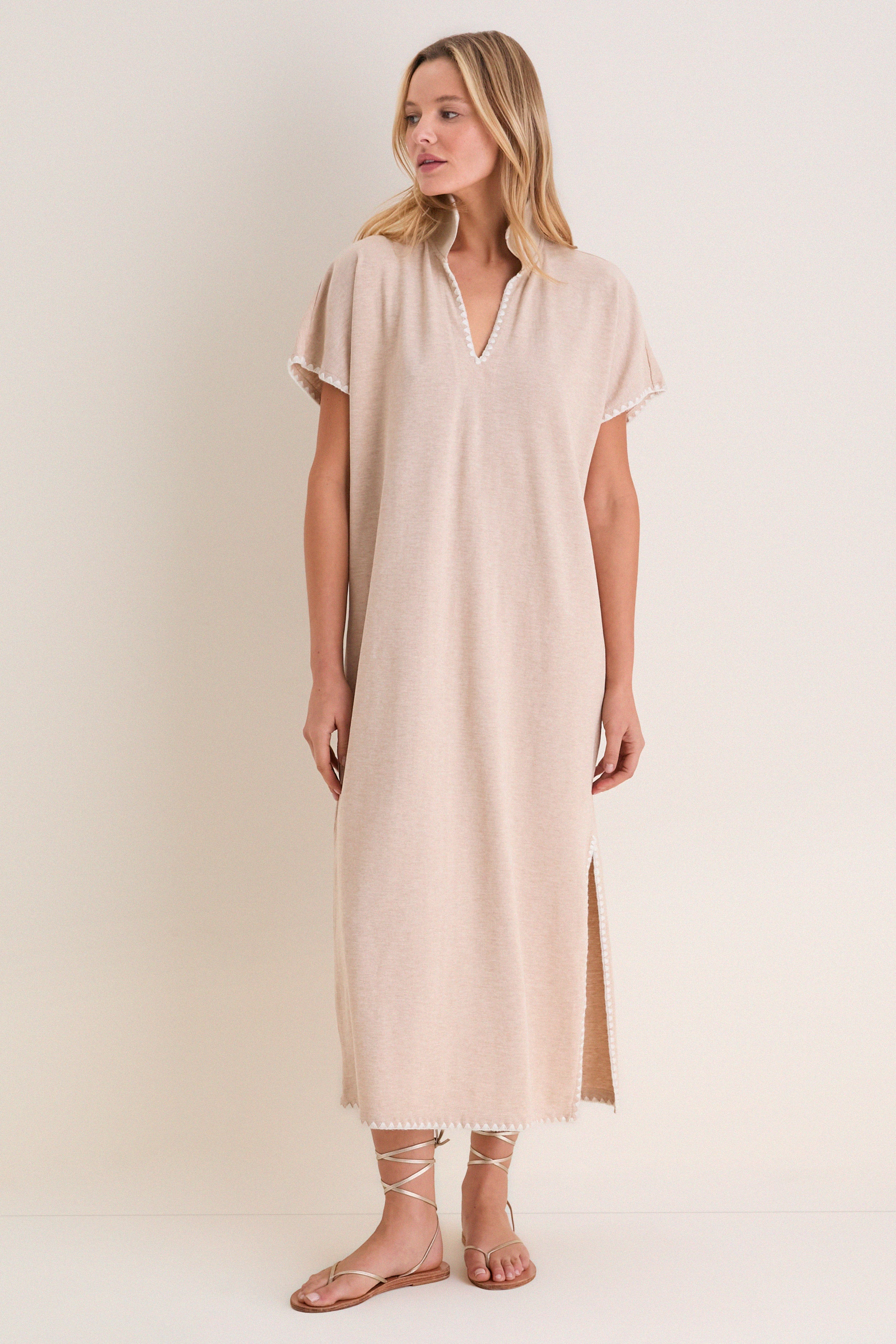 Sandstone Pique Melissa Maxi Dress | Tuckernuck (US)