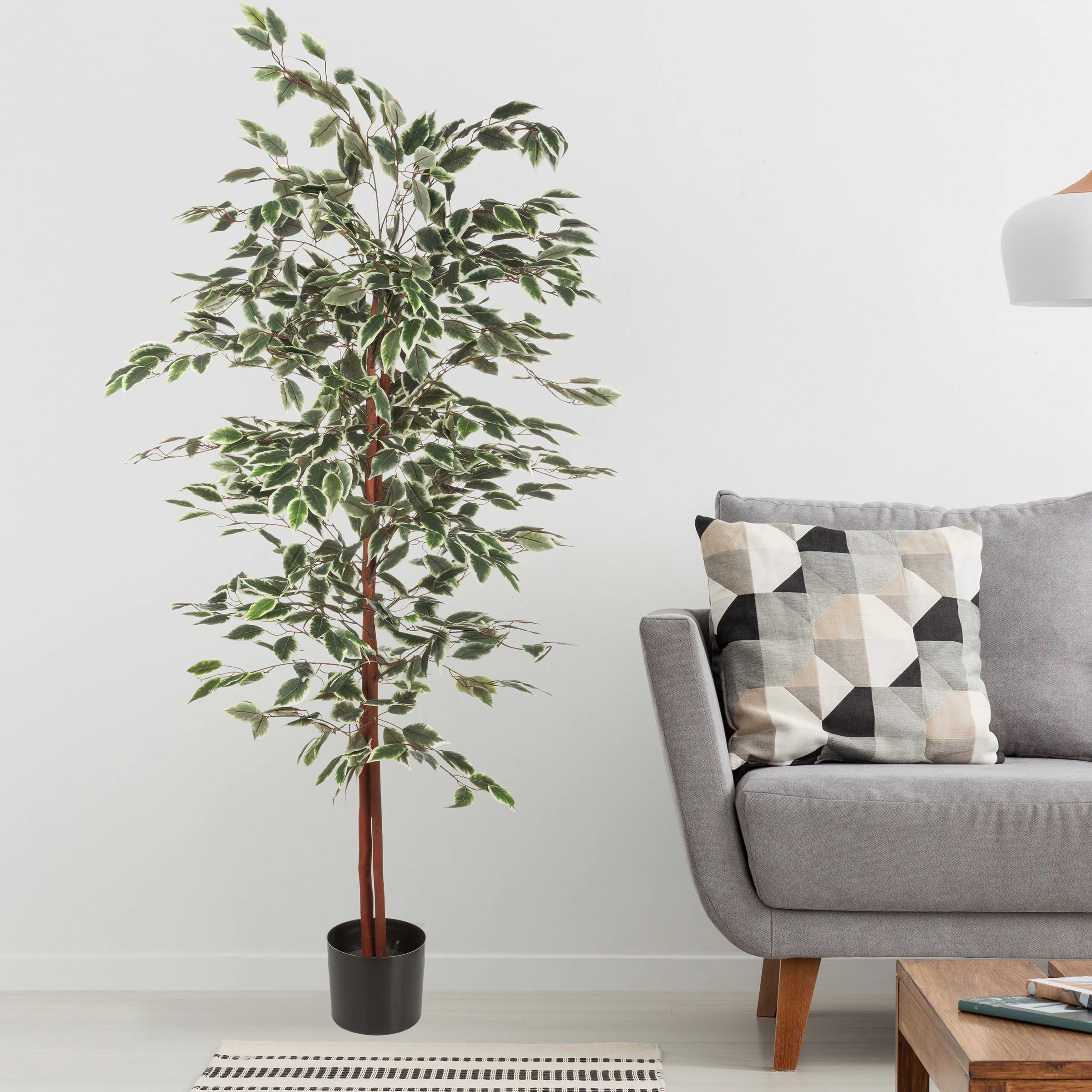 Nature Spring 60-in Green Indoor/Outdoor Floor Ficus Artificial plant one_size | 423759ZNZ | Lowe's