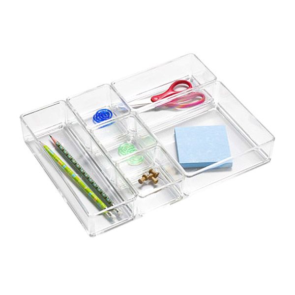 Acrylic Drawer Organizer Set | The Container Store