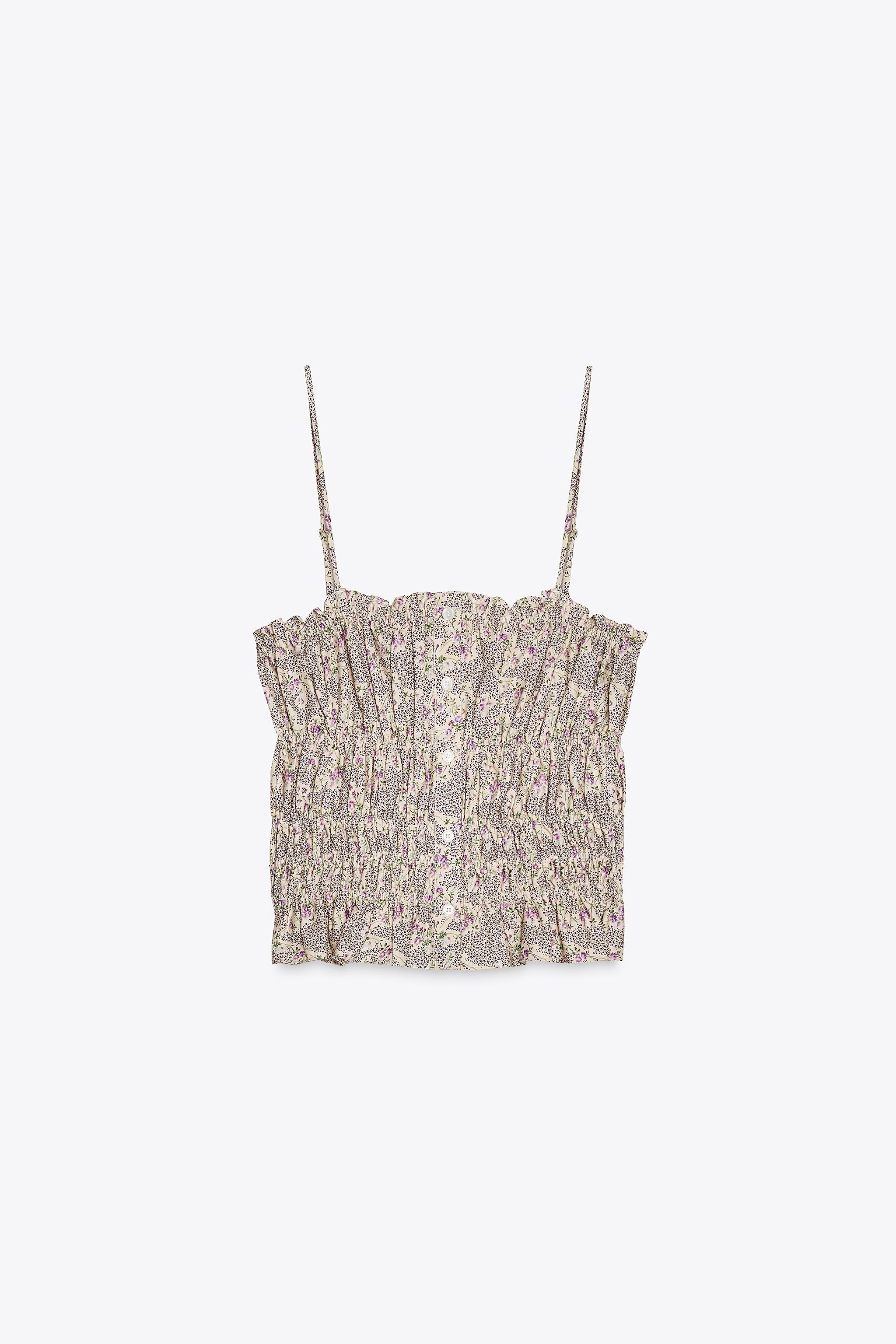 FLORAL PRINT TOP | Zara US