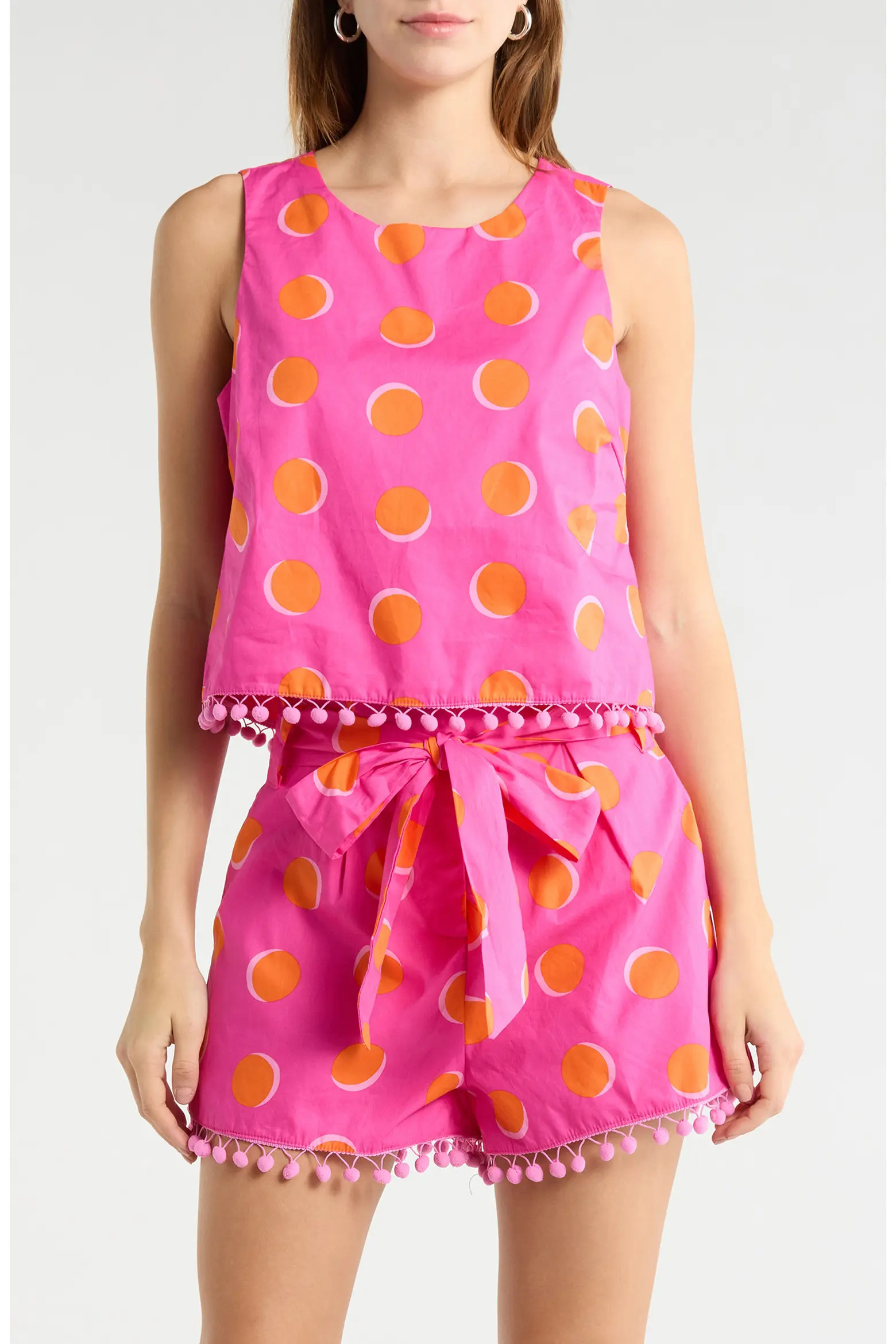 Rosy Polka Dot Taisy Sleeveless Top (Women) | Nordstrom | Nordstrom