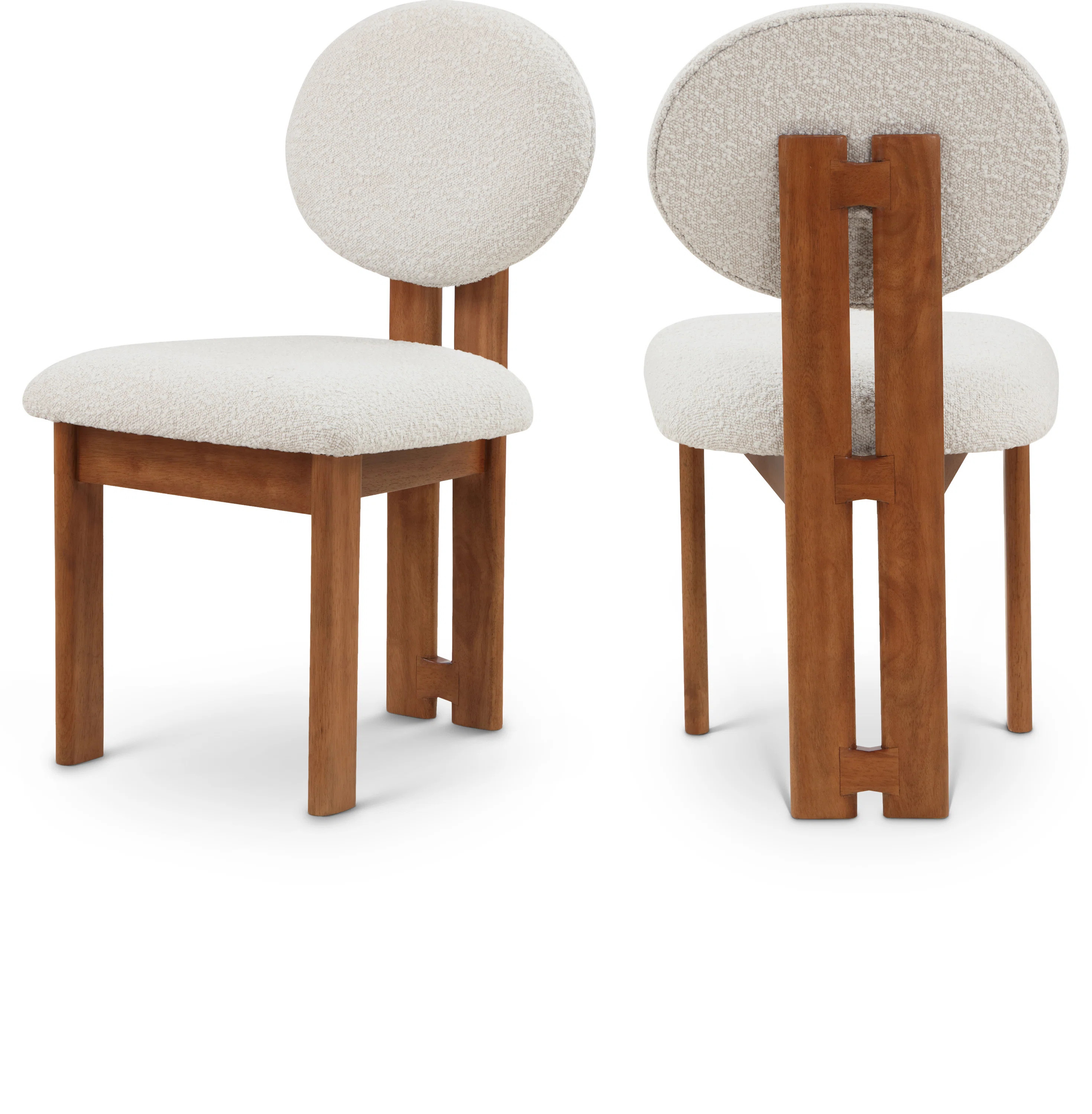 Brityn Fabric Slat Back Side Chair Dining Chair (Set of 2) | Wayfair North America