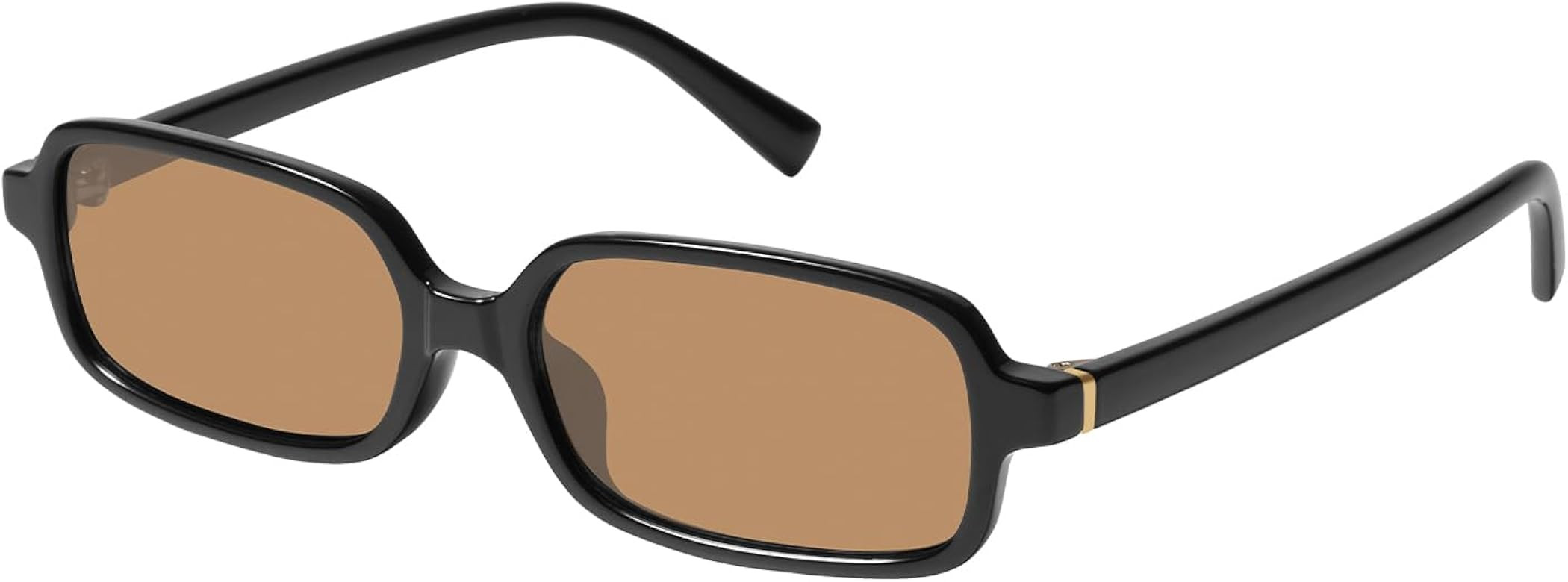 mosanana Trendy Rectangle Sunglasses for Women Retro 90s Style Small Narrow MS52479 | Amazon (US)