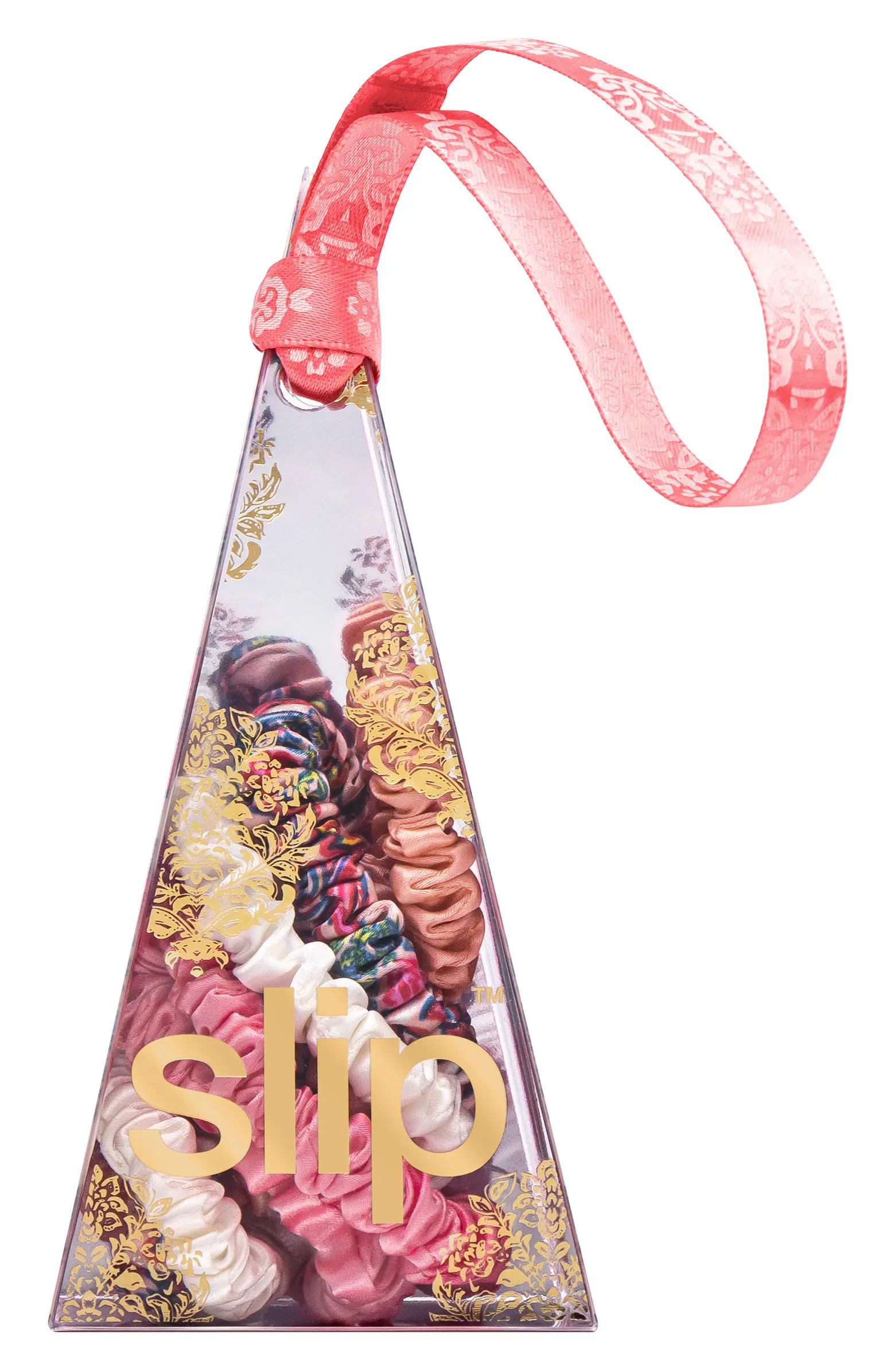 slip Pure 4-Pack Skinny Scrunchies Ornament Set | Nordstrom | Nordstrom