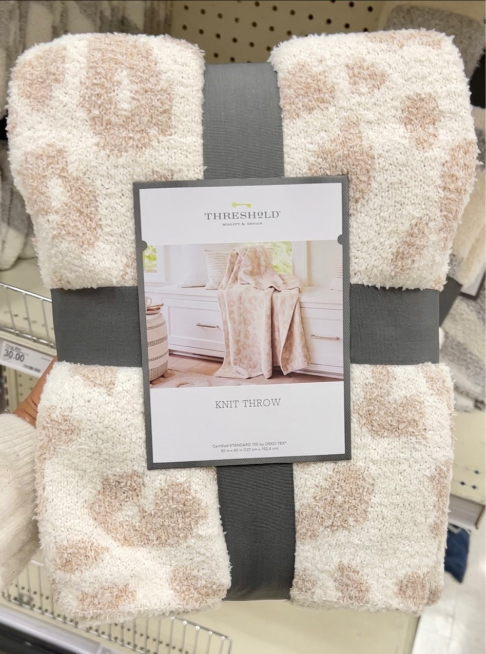 NEW cozy feathery knit throw blanket by Threshold! Available in 6 neutral designs and only $30 at Target 🎯 

#LTKU #LTKFind #LTKhome