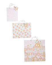 Set Of 3 Gingerbread Gift Bags | Pillows & Decor | Marshalls | Marshalls