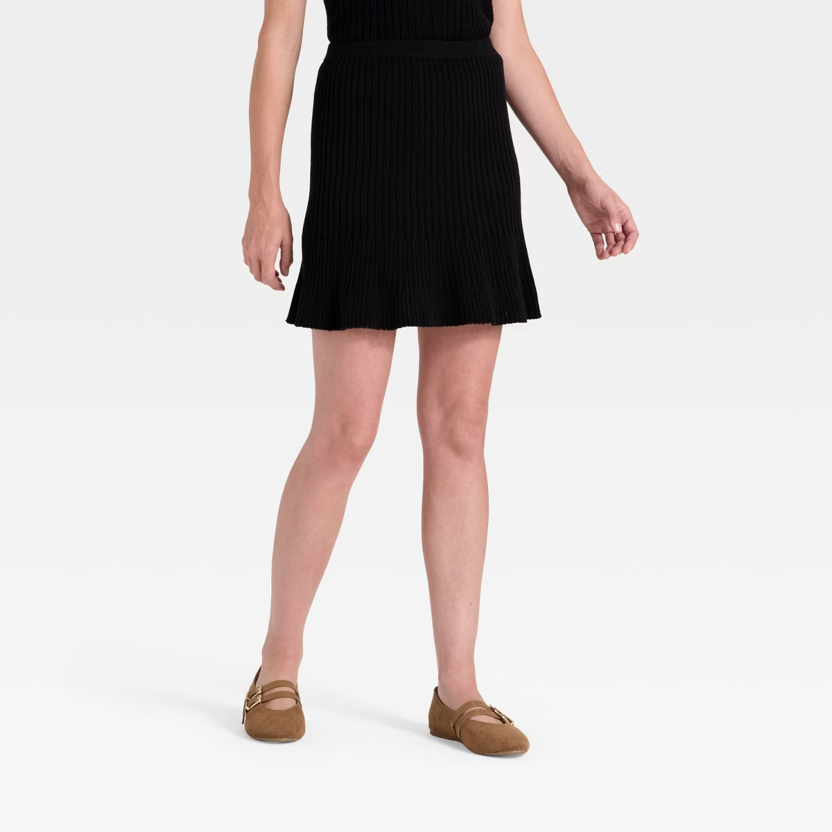 Women's Pointelle Mini Sweater Skirt - Universal Thread™ | Target