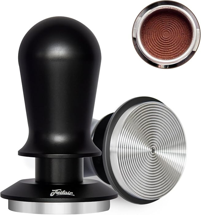 54mm Espresso Tamper, Triple Spring Loaded Tamper, Coffee Tamper with Stainless Steel Ripple Base... | Amazon (US)