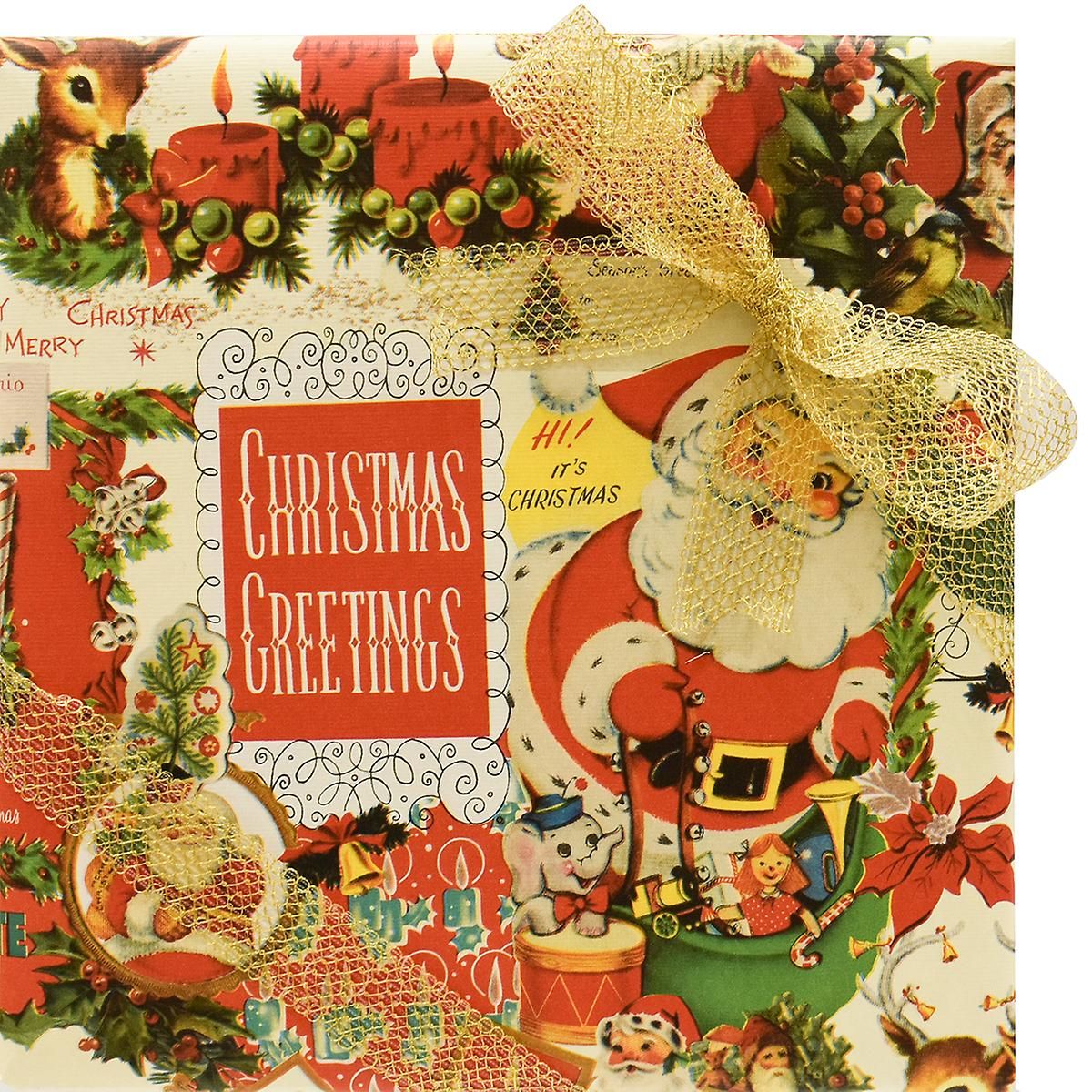 Christmas Greetings Wrapping Paper | The Container Store