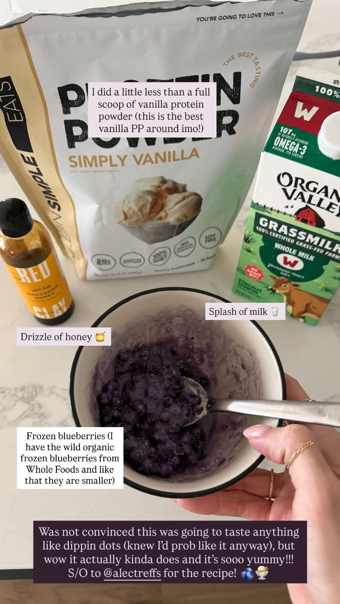 Nature’s dippin dots 🤤🫐🍨
Clean simple eats code TAY 

#LTKfoodie