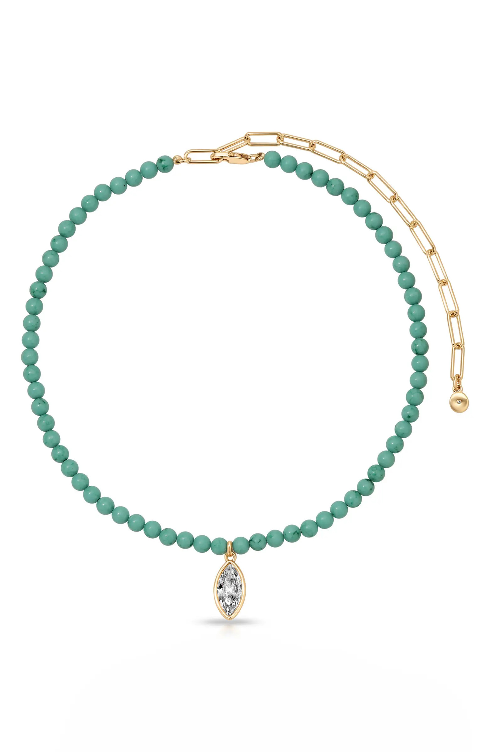 Ettika Marquise Beaded Necklace | Nordstrom | Nordstrom