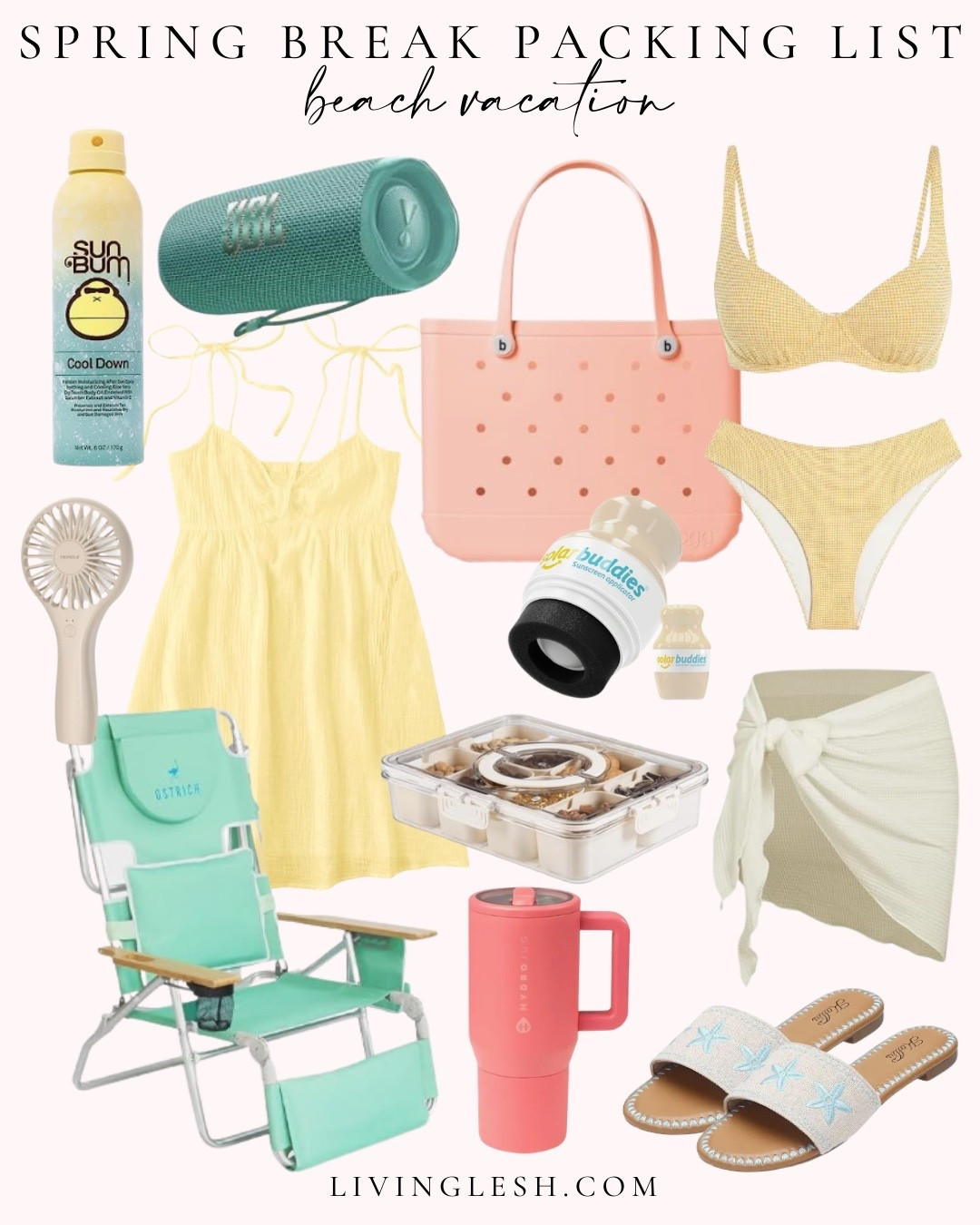 Spring break vacation | spring break trip | vacation outfit | beach outfit | pool outfit | swimsuit | bikini | speaker | sunscreen | snack box | sandals | bogg bag

#LTKdayinmylife #LTKSeasonal #LTKTravel
