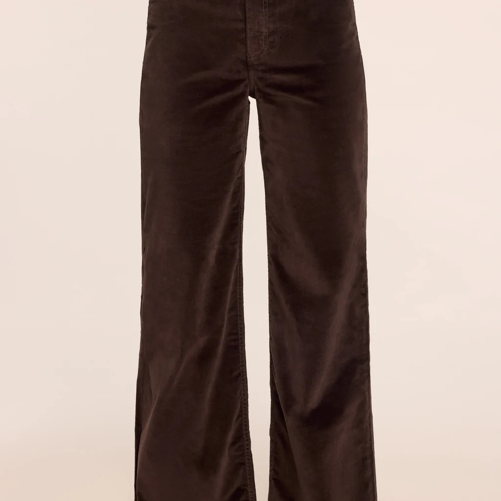 Liv Velveteen High-Rise Wide Leg Jean | Ramy Brook
