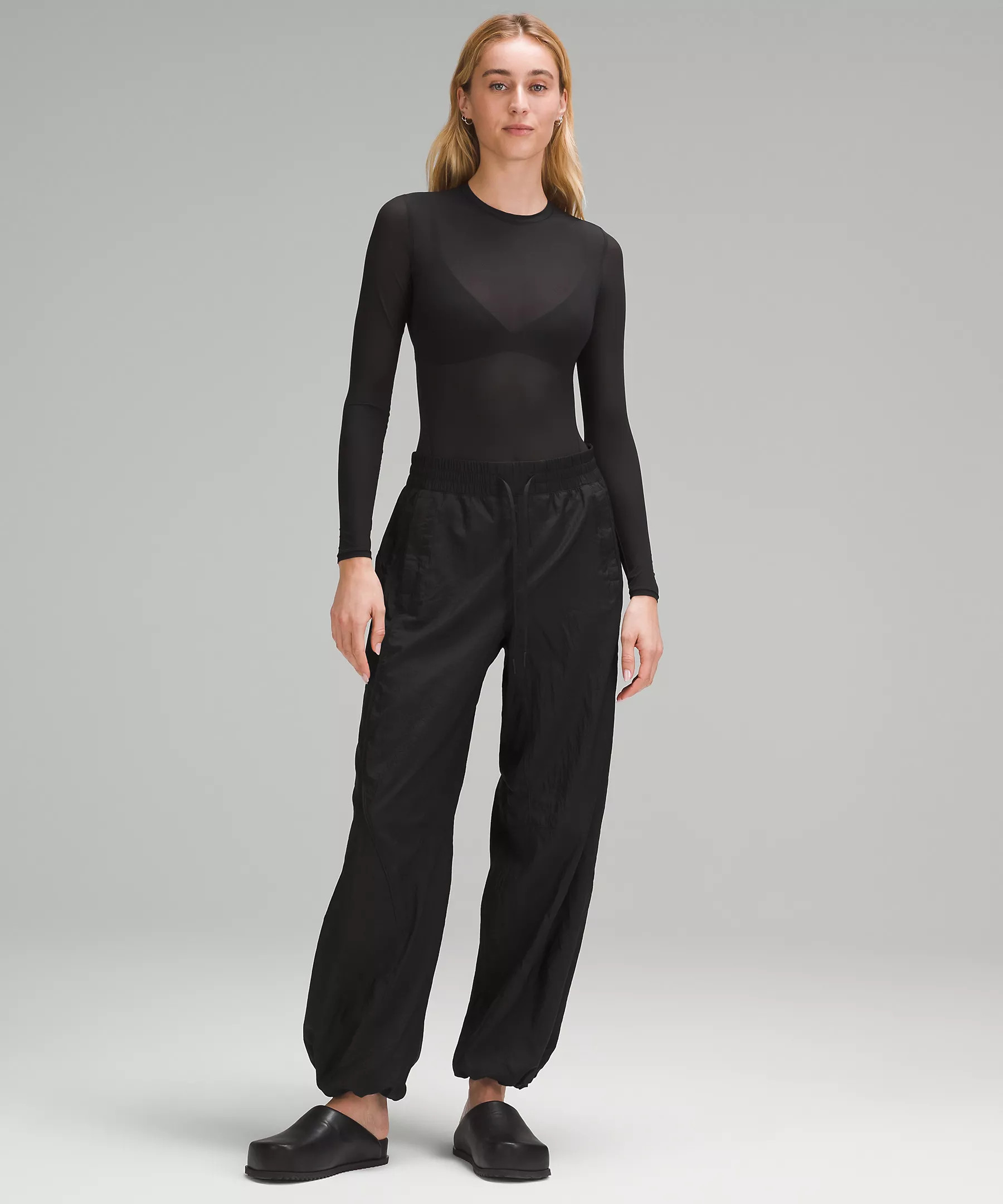 Nulu Mesh Long-Sleeve Crewneck Bodysuit | Women's Long Sleeve Shirts | lululemon | Lululemon (US)
