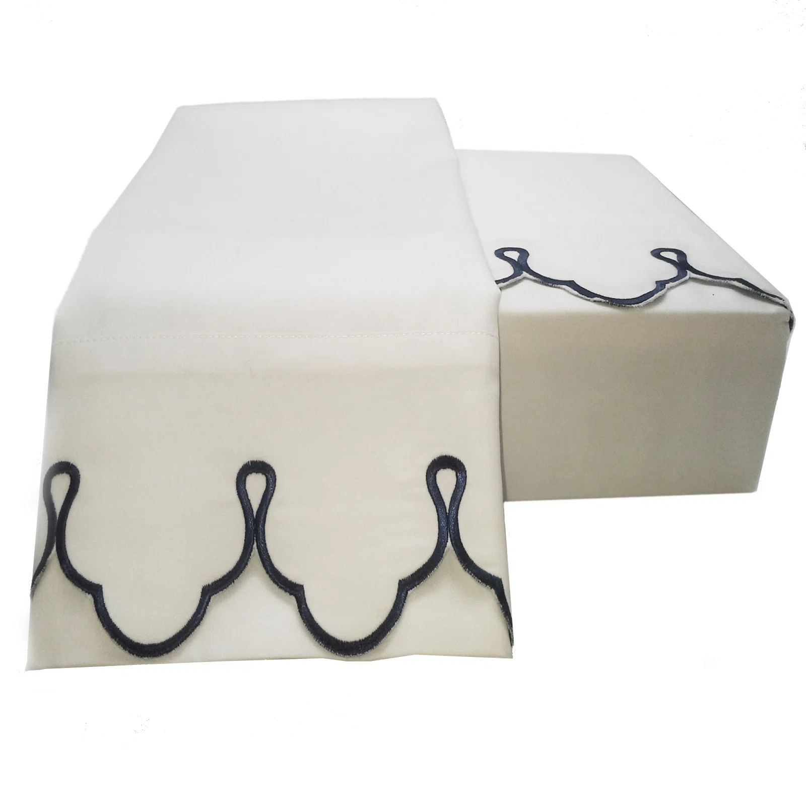 Scalloped Sateen Weave Sheet Set | Wayfair North America