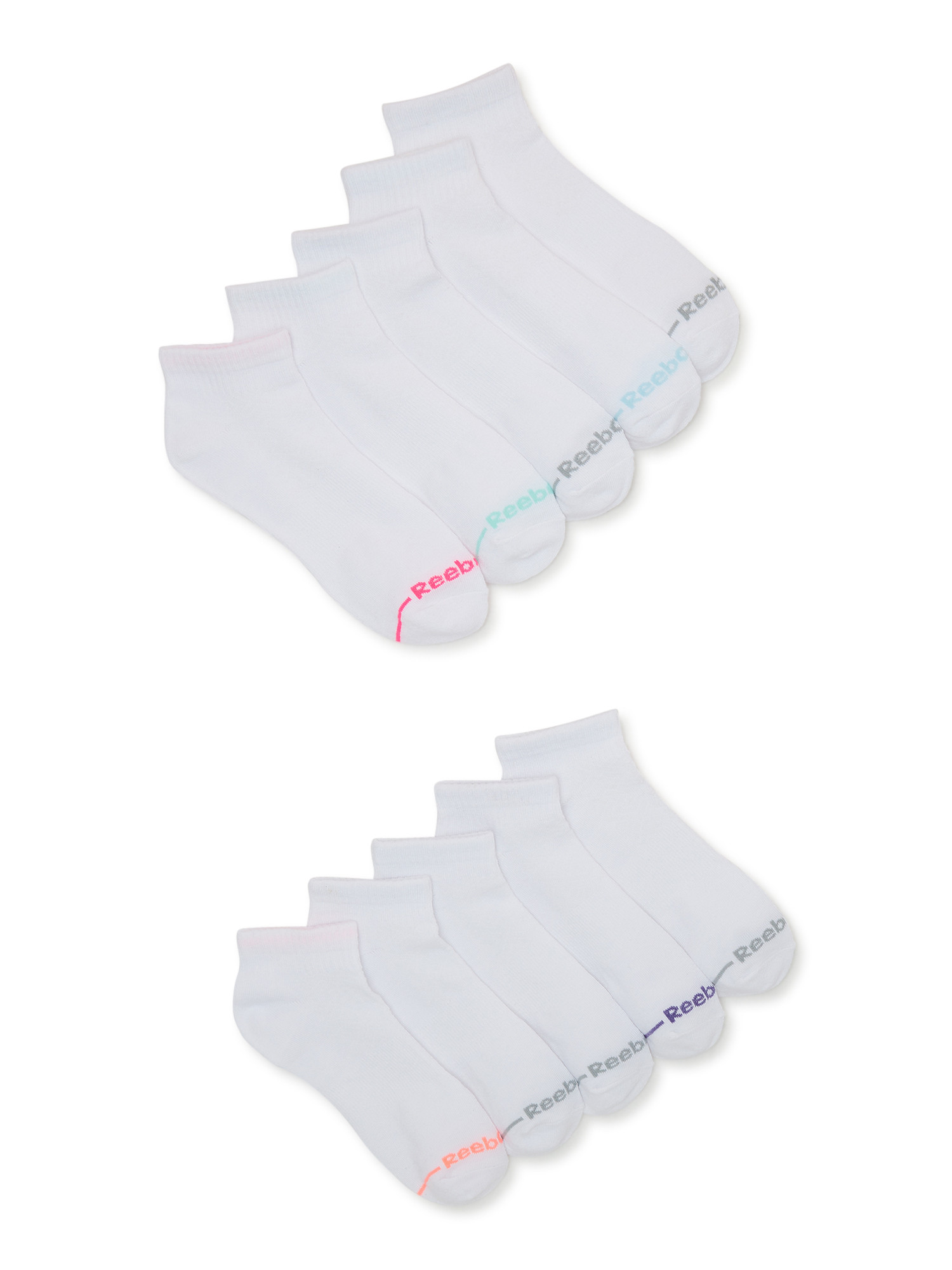 Reebok Women's Flatknit Ankle Sock, 10 Pack | Walmart (US)