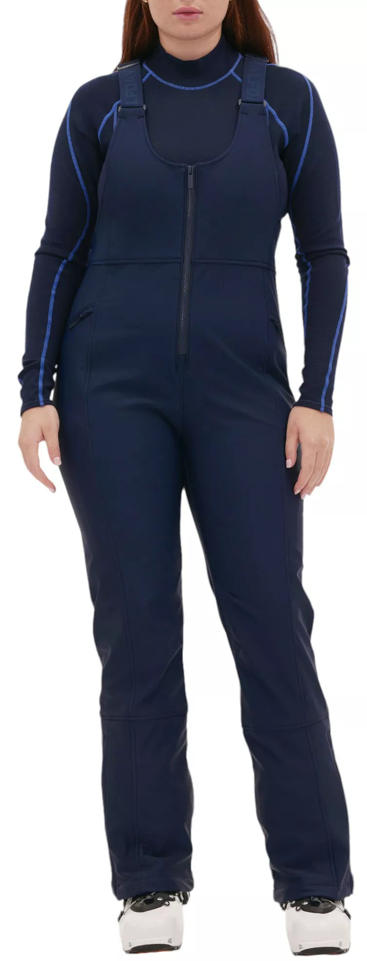 Halfdays Women's Isabel Softshell Bib, XL, Navy | DICK'S Sporting Goods