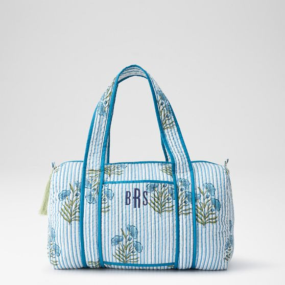 Block Print Quilted Weekender | Mark and Graham