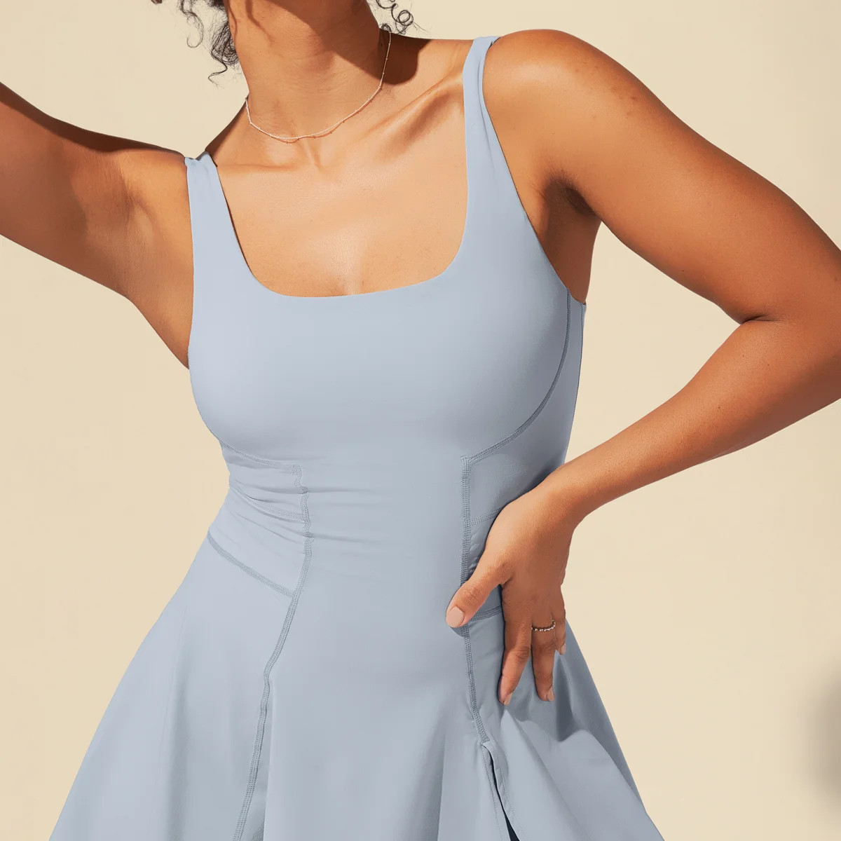 Tie-Breaker Superdress™ - Cloudy Blue | POPFLEX