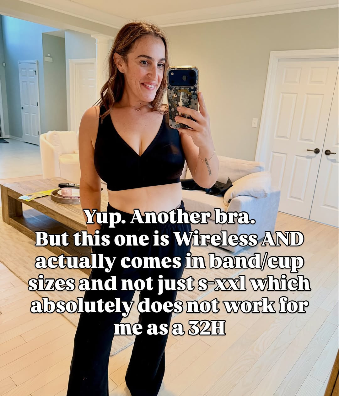 The most comfortable and personalized wireless I've been able to find. I reach for this everytime I want to feel supported but be extra comfy. Great under tees and sweaters. 

#supportivebra #wirelessbra #bestbra 

 #LTKootd #LTKOver40 #LTKMidsize
