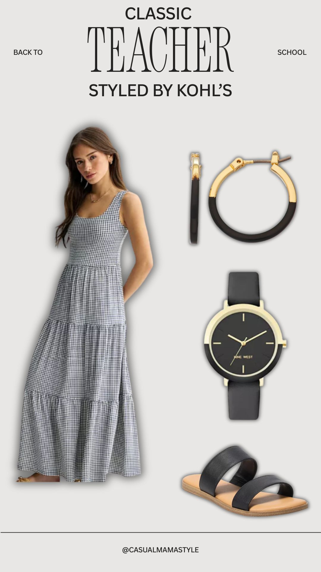 The Classic Teacher. Welcome your students this year with this casual and chic outfit that is school code aproved + comfortable look from @Kohls . 
The dress comes in multiple color options. 
#kohls #kohlspartner #kohlsfinds
Use Code: GET20 now for 20% off this look!

#LTKootd #LTKmorningroutine #LTKSaleAlert