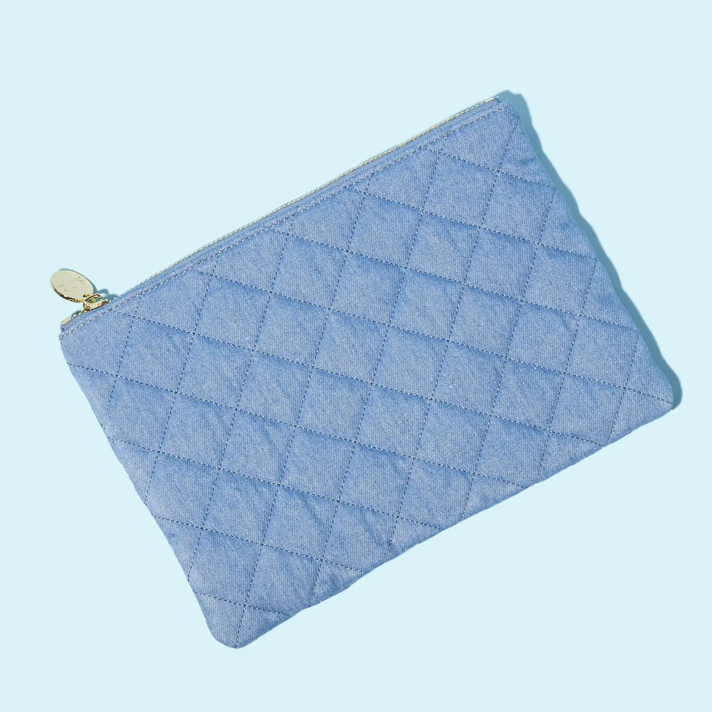 Blue Jean Flat Pouch | Stoney Clover Lane