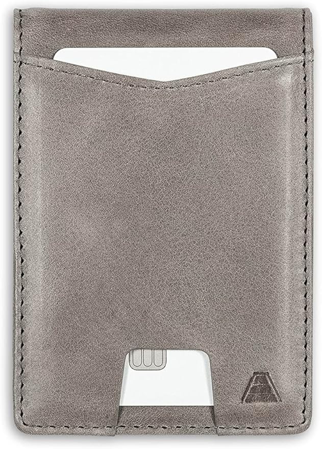 Andar The Ranger Leather Slim RFID Blocking Minimalist Bifold Wallet with Money Clip made of Full... | Amazon (US)