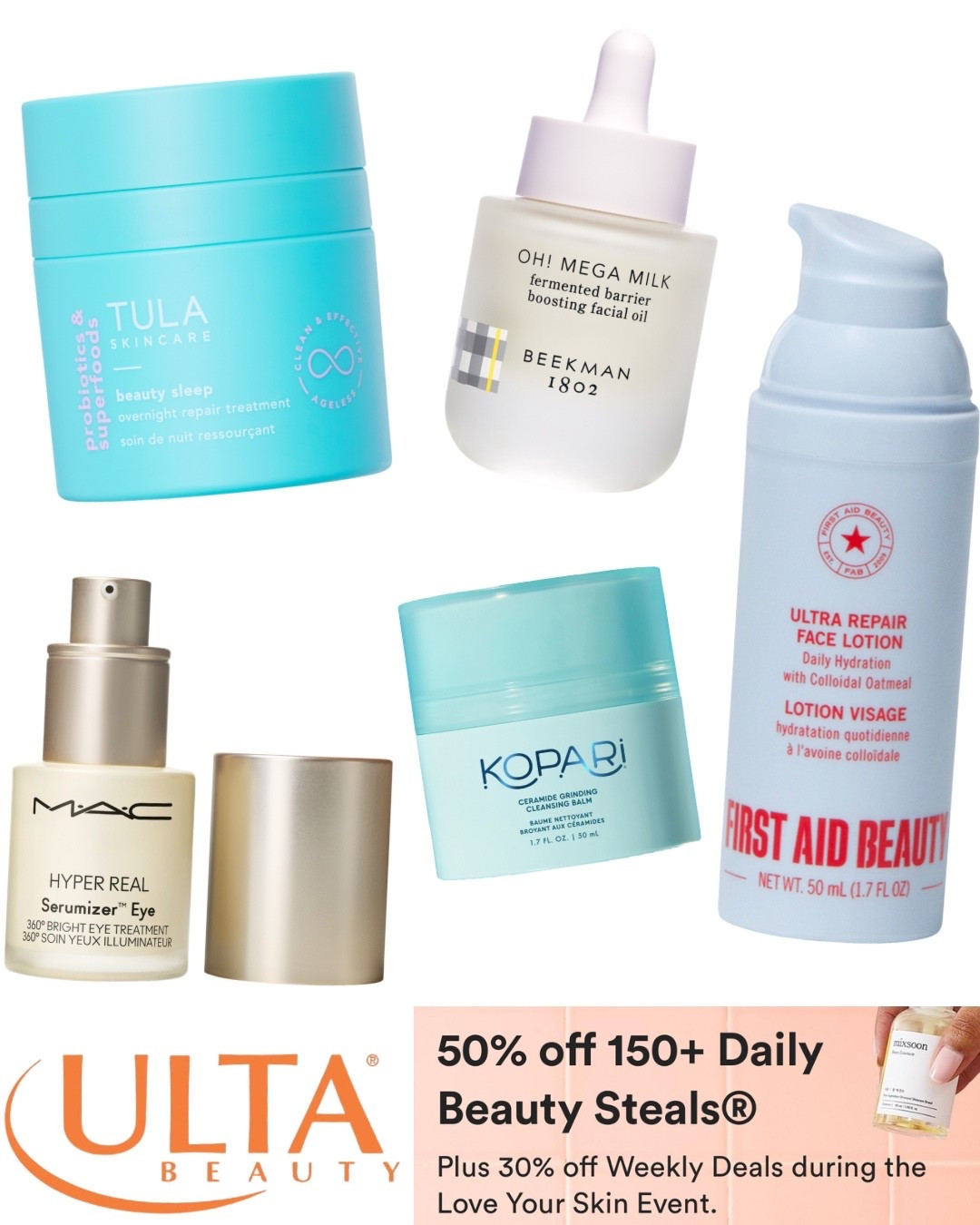 Moisturize and repair your skin barrier with today’s steals from Ulta’s Love Your Skin Event 💖

#Skincare #Ulta #Skin #LoveYourSkinEvent #UltaBeauty #Mac #FirstAidBeauty #Beekman1802 #Tula #KopariBeauty #LeahGlows

#LTKFindsUnder50 #LTKSaleAlert #LTKBeauty