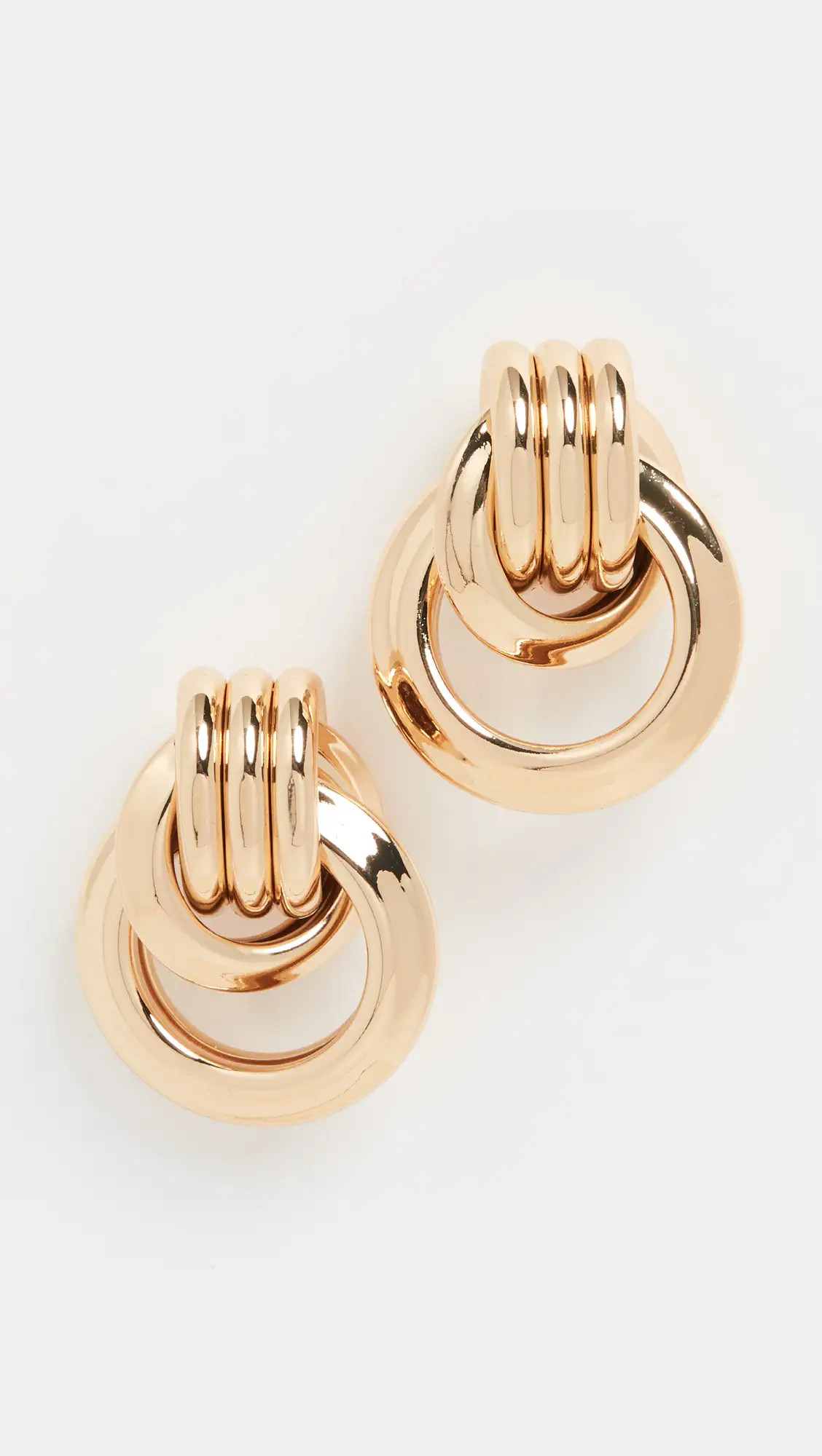 Kenneth Jay Lane 1 1/4" Polished Gold Love Knot Doorknock | Shopbop | Shopbop