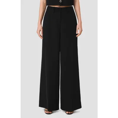 French Connection Harry High Waist Suit Pants in Black at Nordstrom, Size 8 | Nordstrom