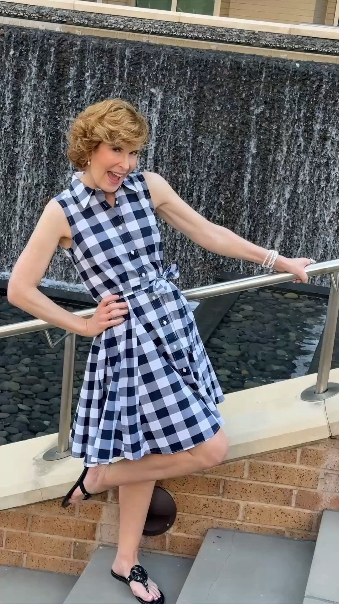 Blue and white and feeling just right for Memorial Day 🇺🇸 

This blue and white poplin dress is crisp, classic, and perfect for Memorial Day and all your summer plans—and it’s 40% off right now. The breathable cotton, tailored collar, and tie waist give it that polished look, while the pockets keep it easy and practical. Styled with navy patent sandals and pearls for a timeless, pulled-together finish.

#LTKOver40 #LTKSaleAlert #LTKSeasonal