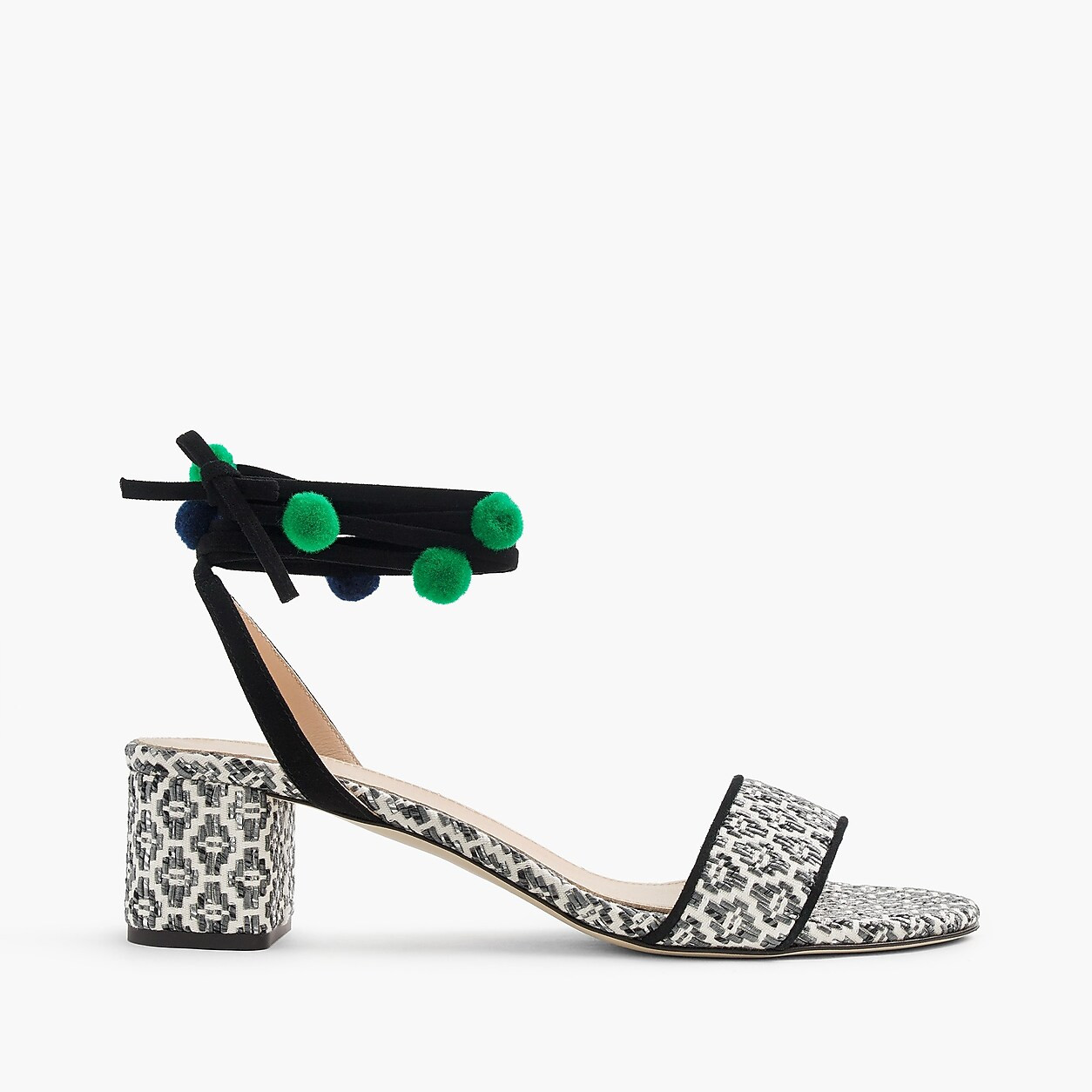 Ikat ankle-wrap sandals | J. Crew US